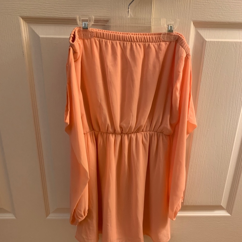 Long sleeve off the shoulder dress